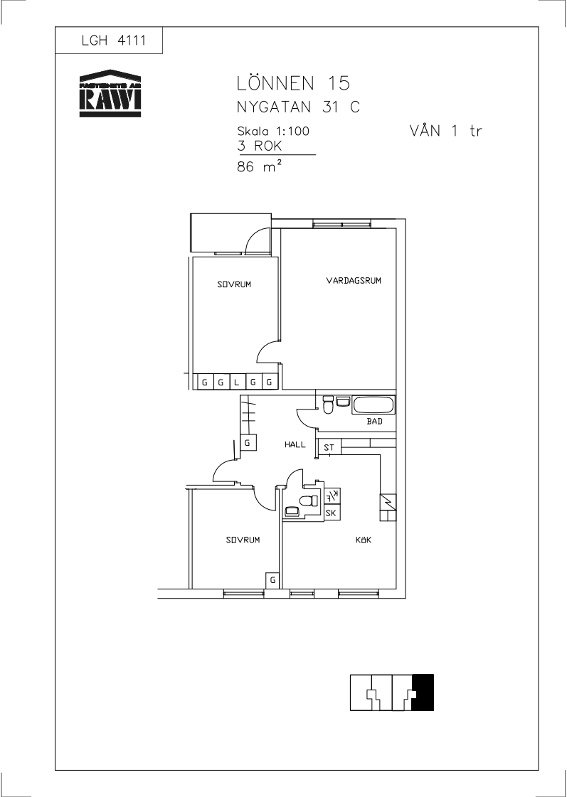 Bild som visar ledigt objekt
